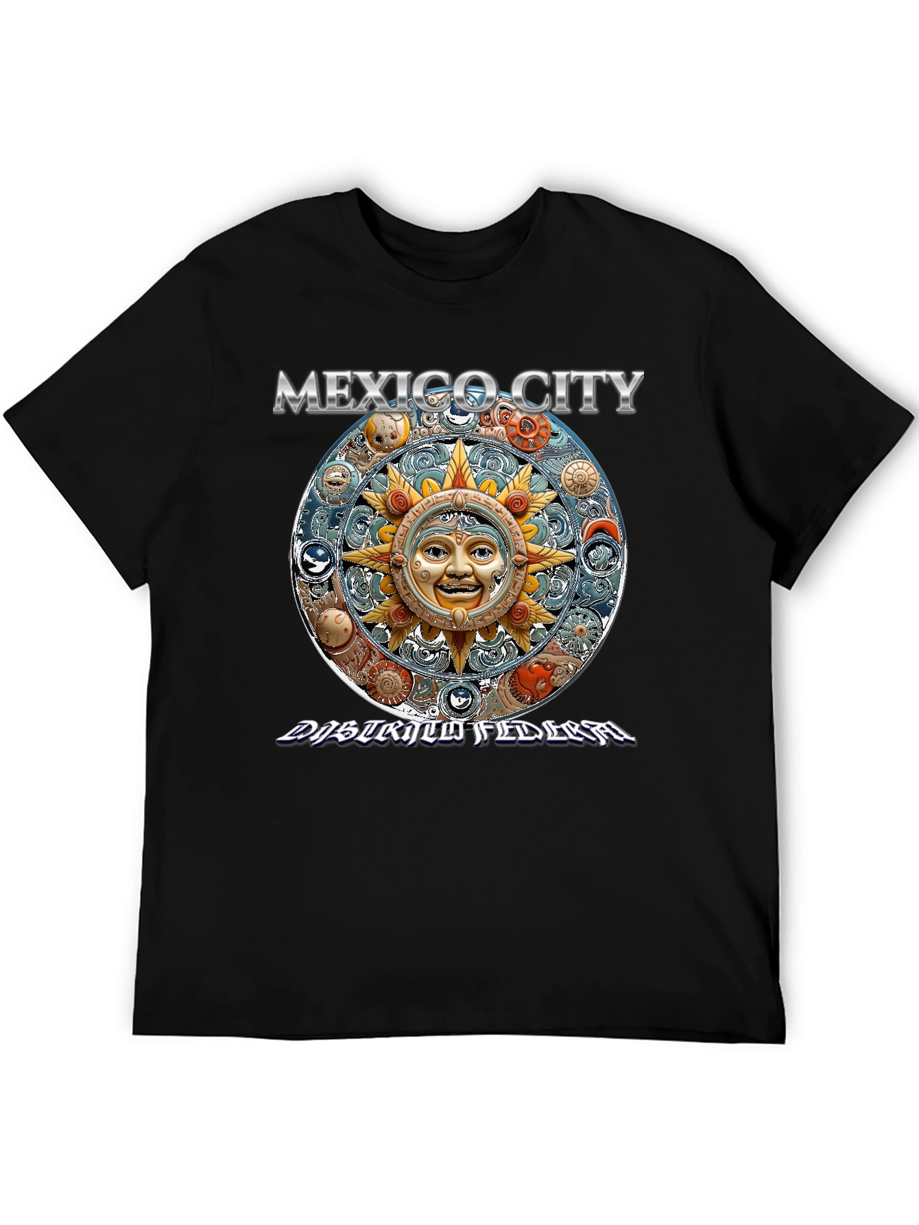 Mexico City Sun Stone Graphic Tee
