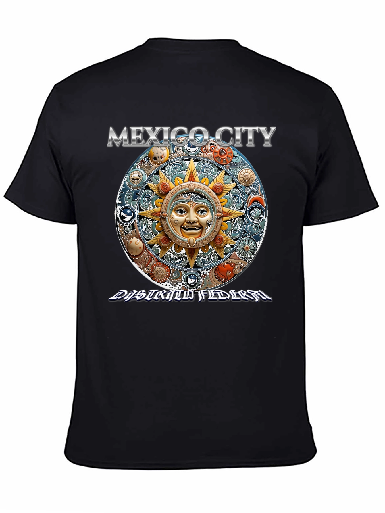 Mexico City Sun Stone Graphic Tee