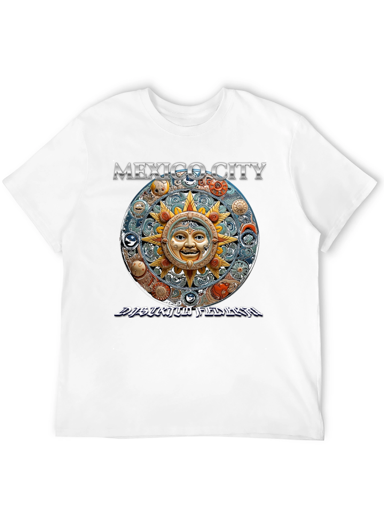 Mexico City Sun Stone Graphic Tee