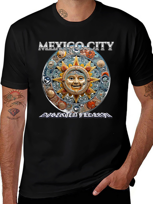Mexico City Sun Stone Graphic Tee