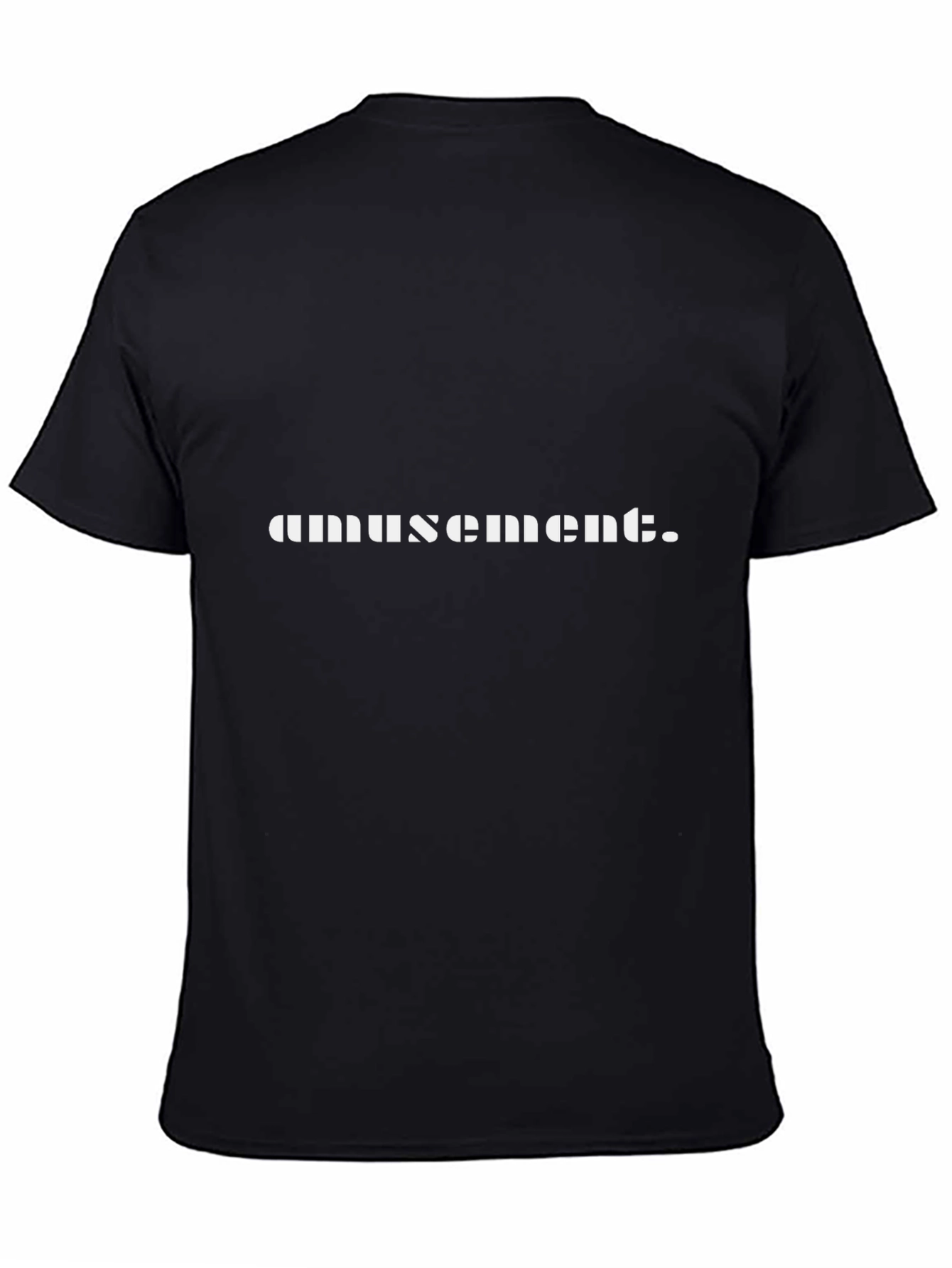Amusement Black Graphic T-Shirt