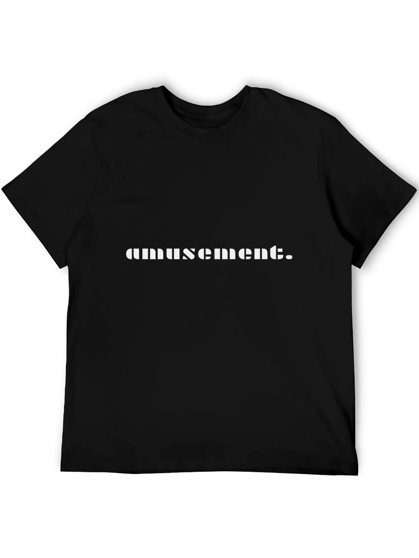 Amusement Black Graphic T-Shirt