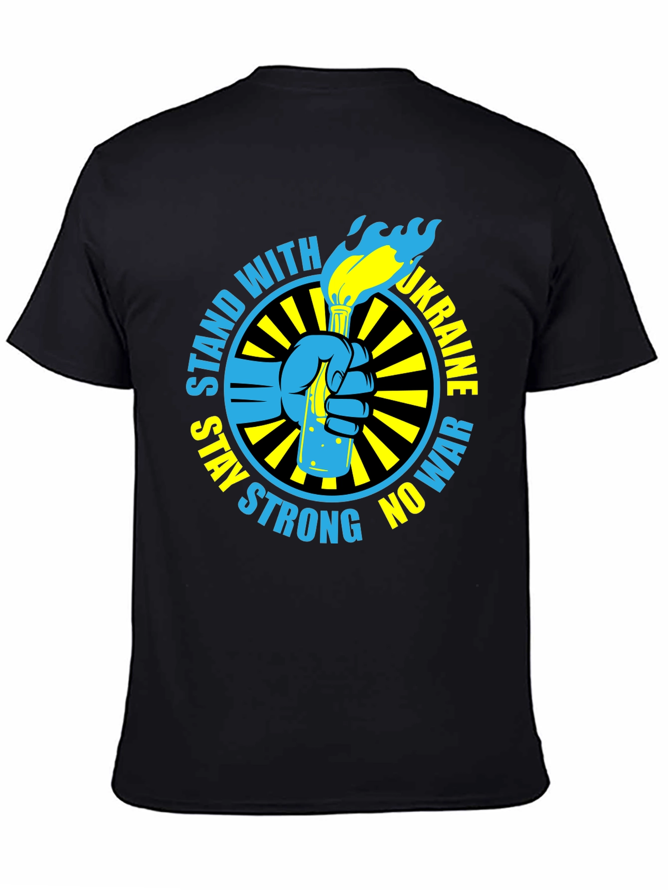 Stand with Ukraine T-Shirt - Stay Strong No War