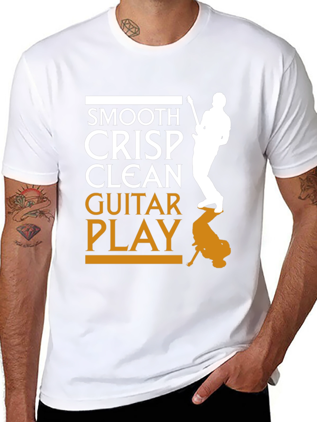 Smooth Guitar Play Graphic Tee
