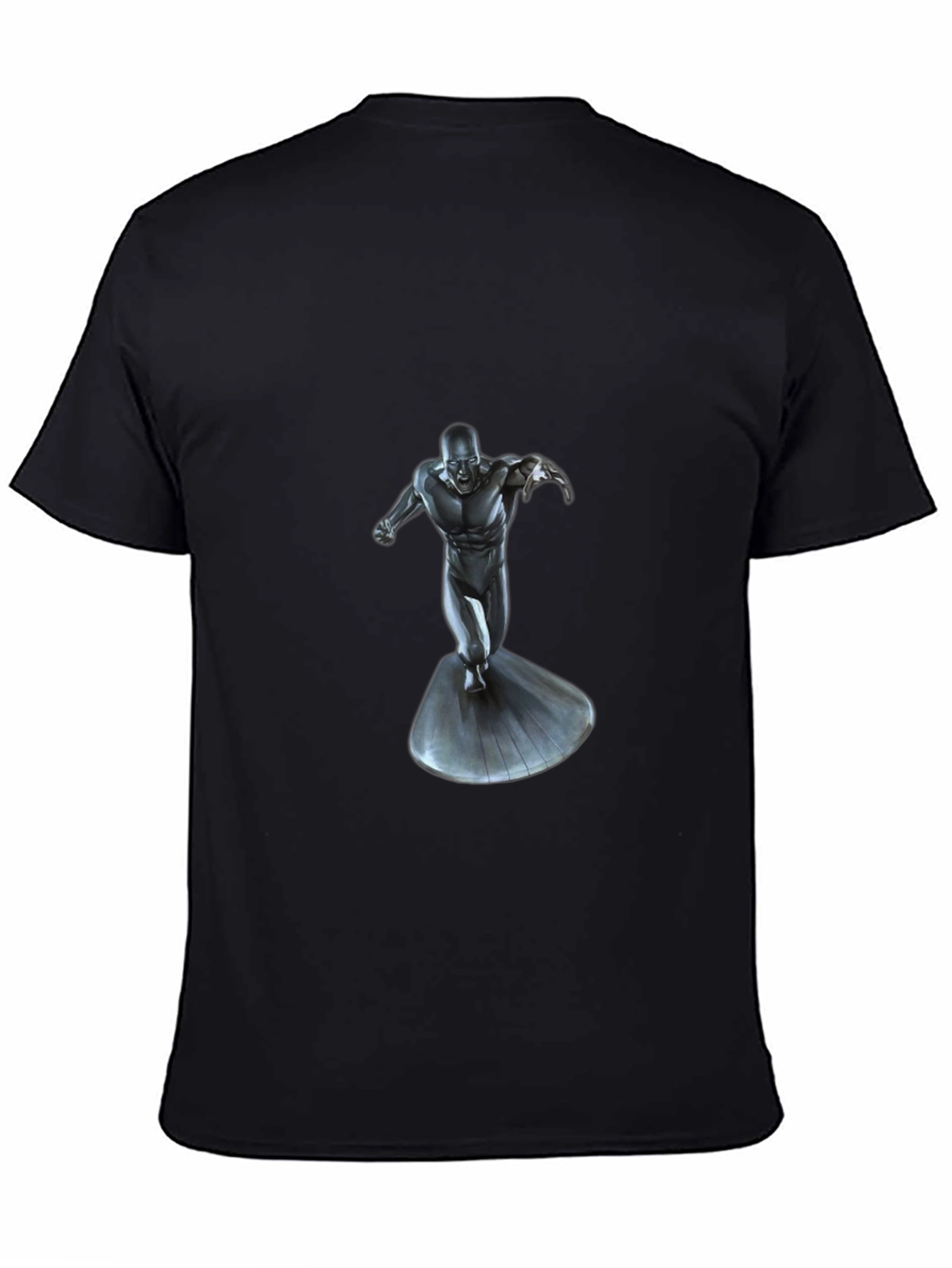 Silver Surfer Graphic Black T-Shirt