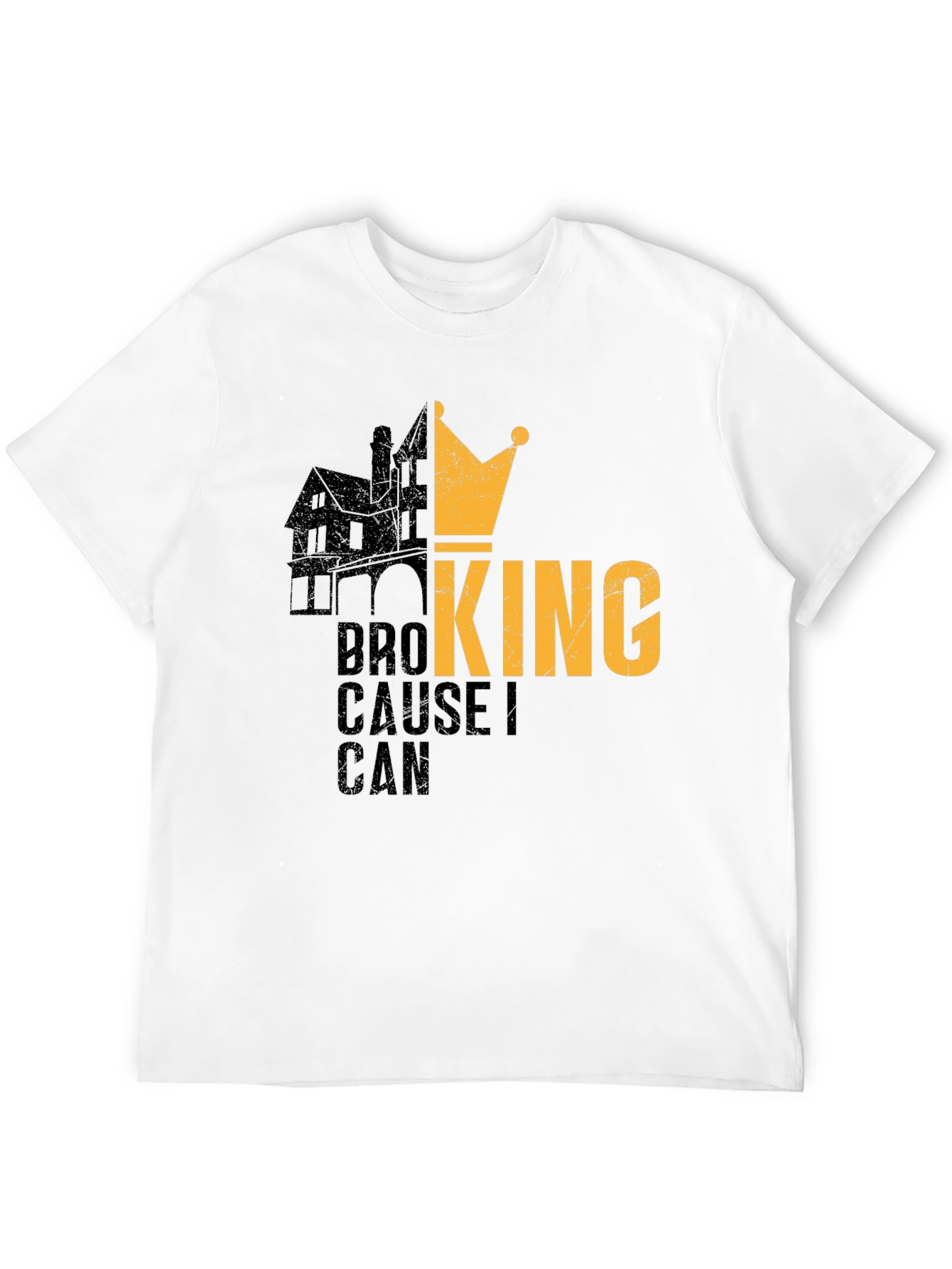 Broking Cause I Can Mens Black T-Shirt