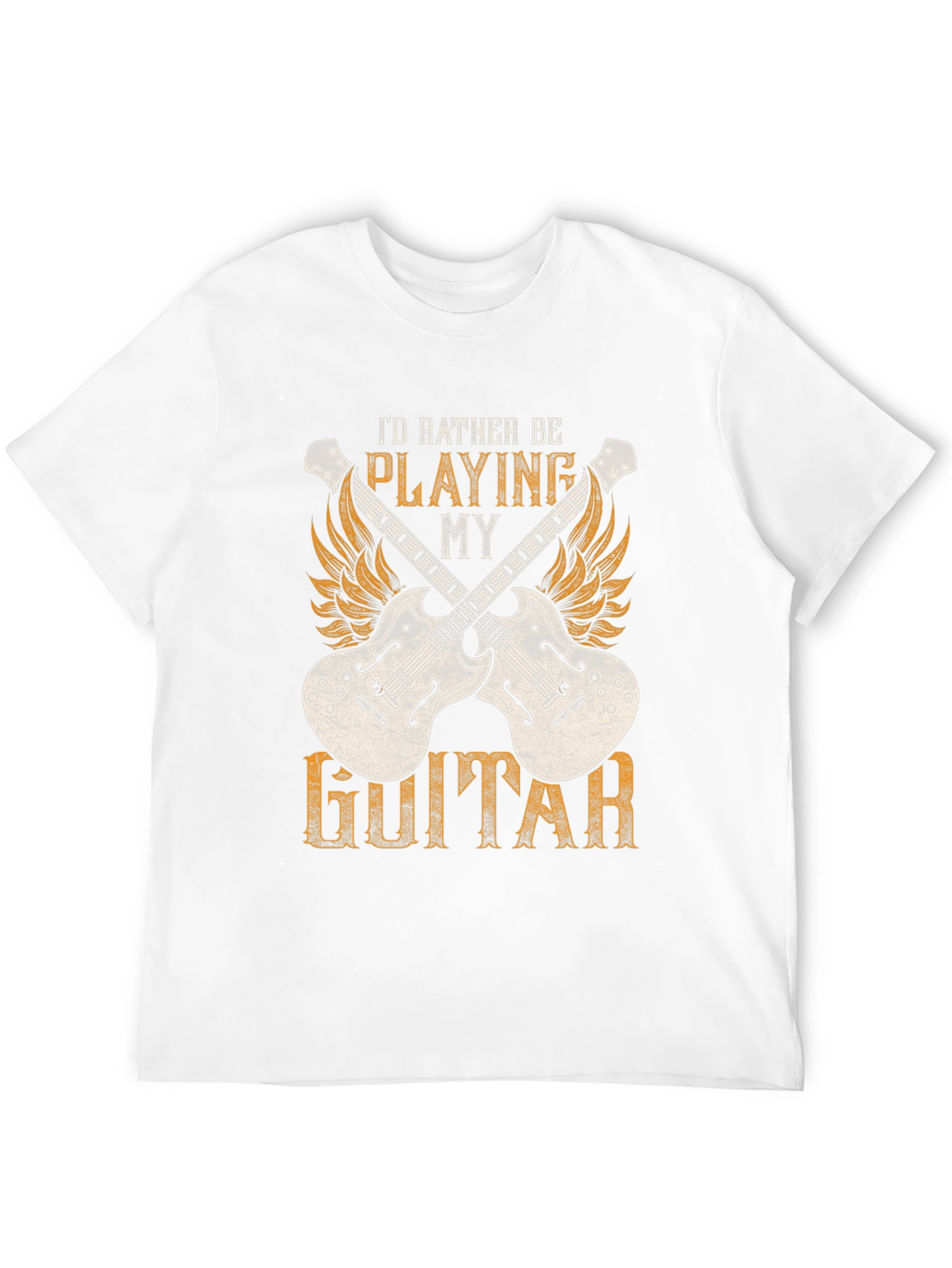 Id Rather Be Playing My Guitar T-Shirt