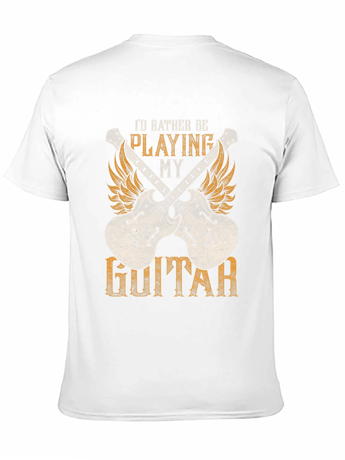 Id Rather Be Playing My Guitar T-Shirt
