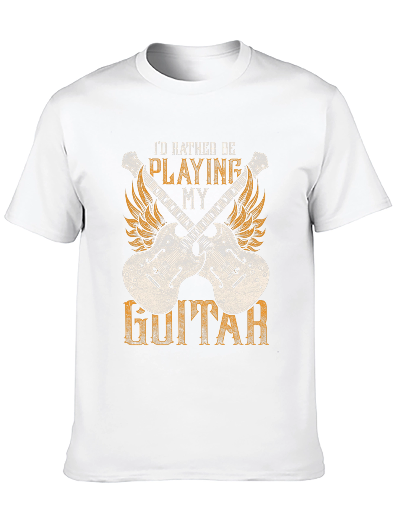Id Rather Be Playing My Guitar T-Shirt