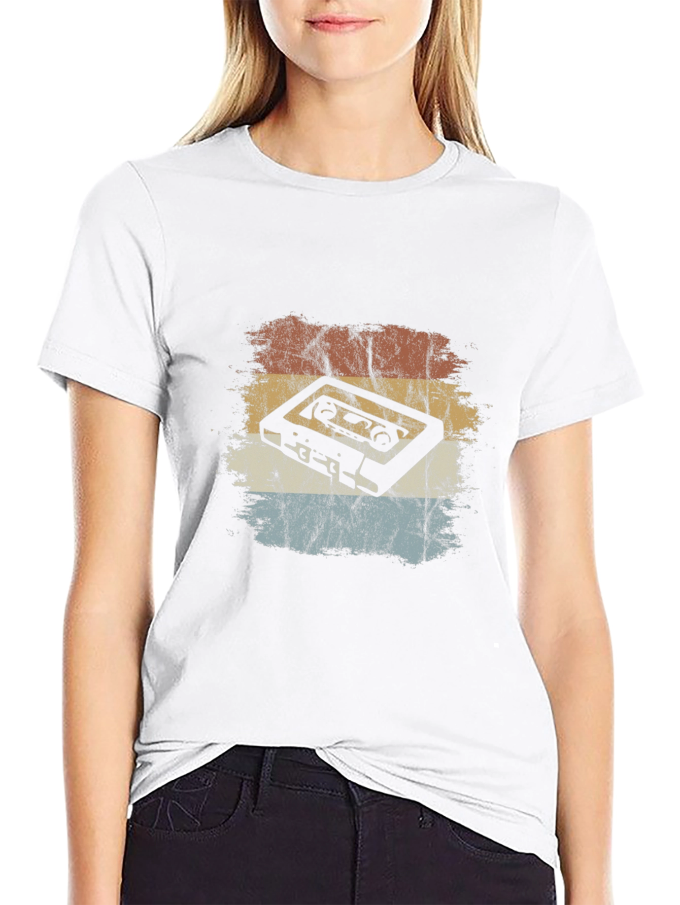 Retro Cassette Tape Graphic T-Shirt