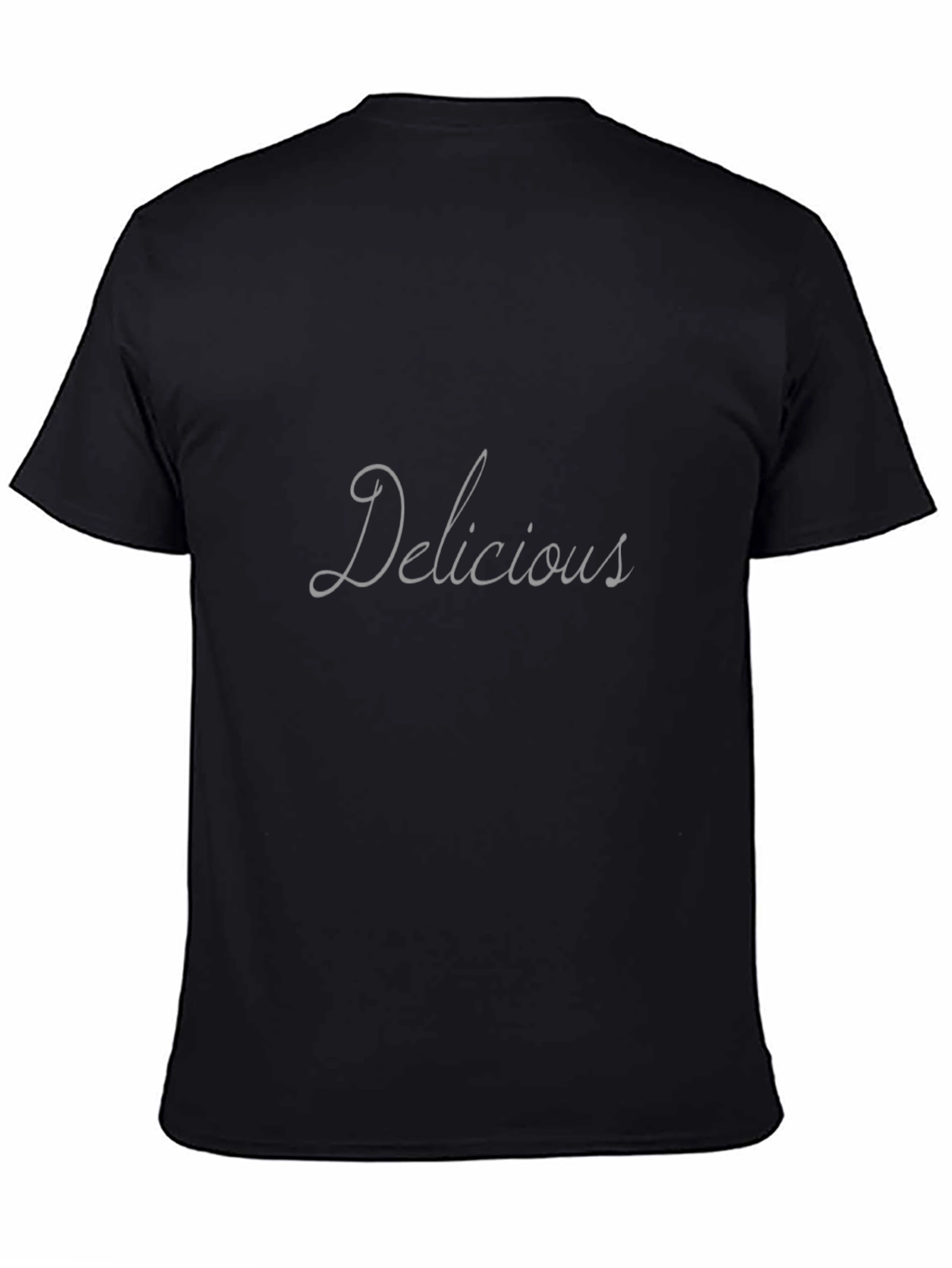 Delicious Black T-Shirt Casual Wear