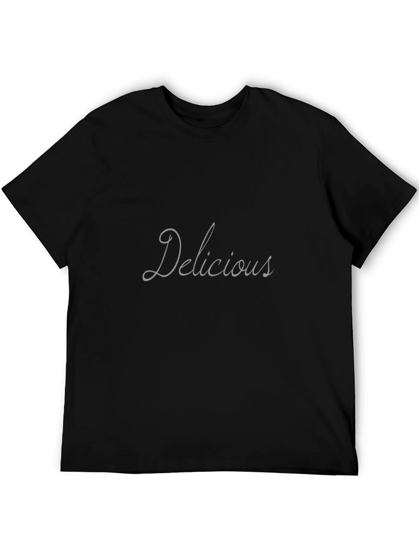 Delicious Black T-Shirt Casual Wear
