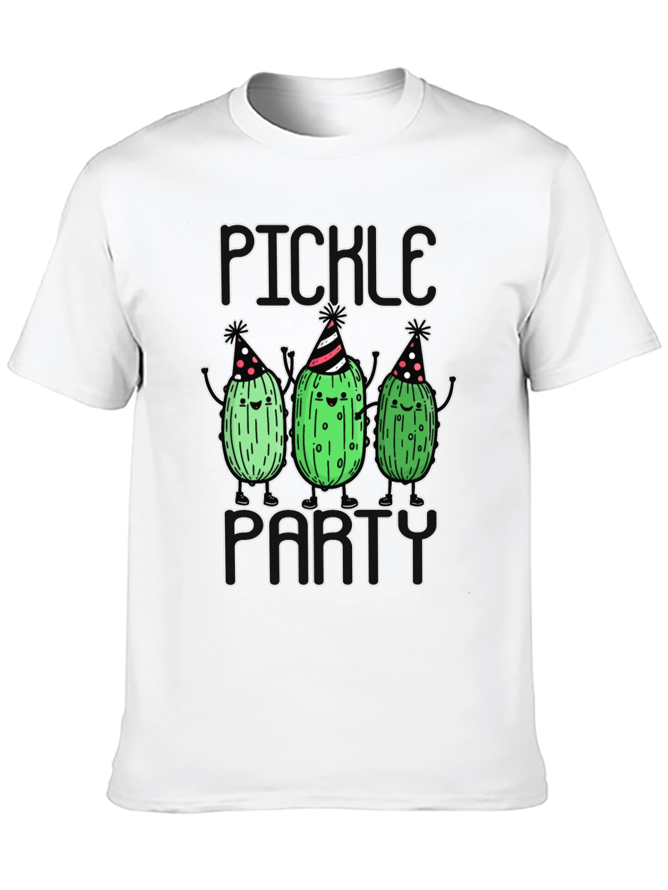 Pickle Party T-Shirt - Funny Cartoon Design