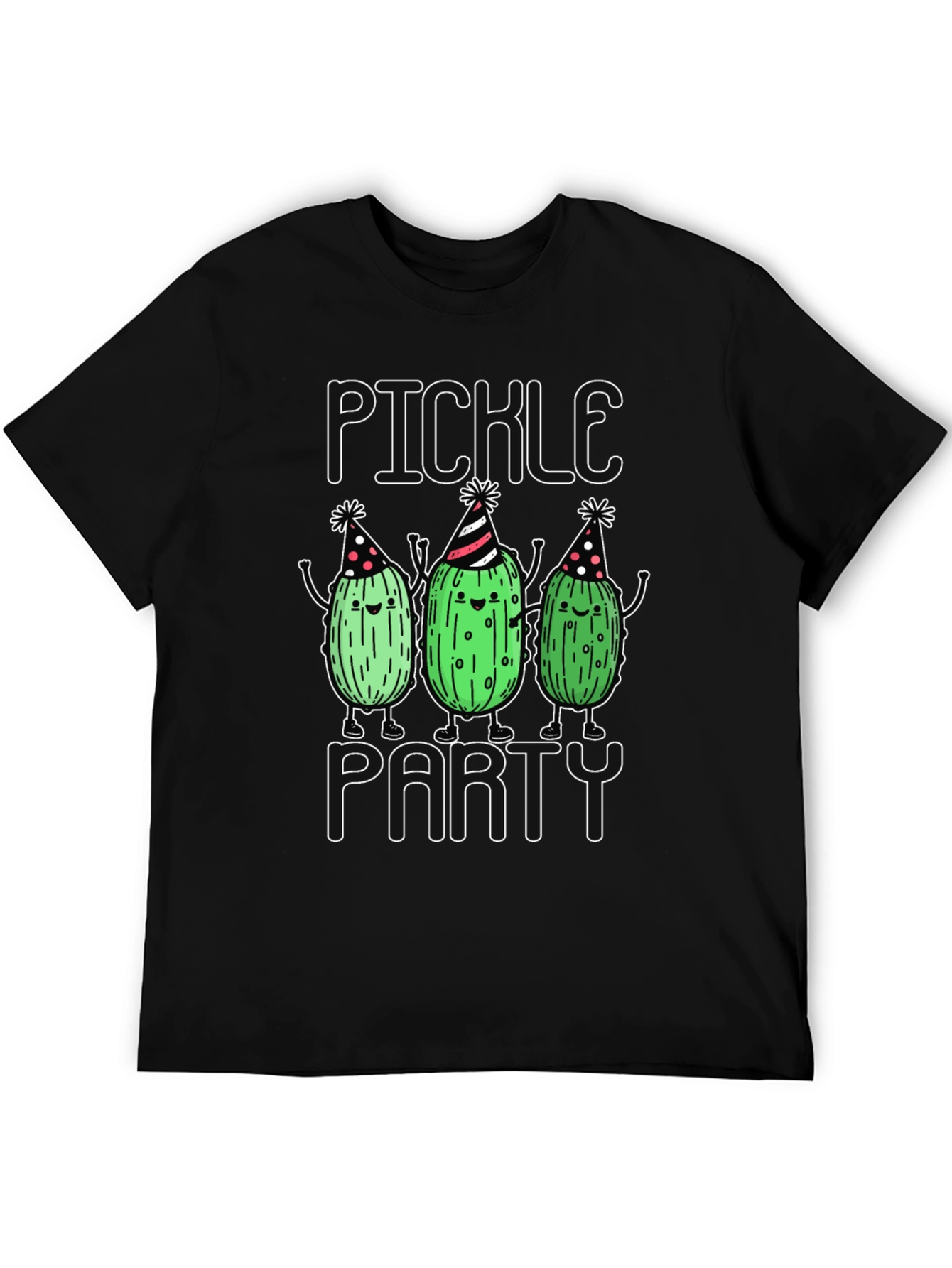 Pickle Party T-Shirt - Funny Cartoon Design
