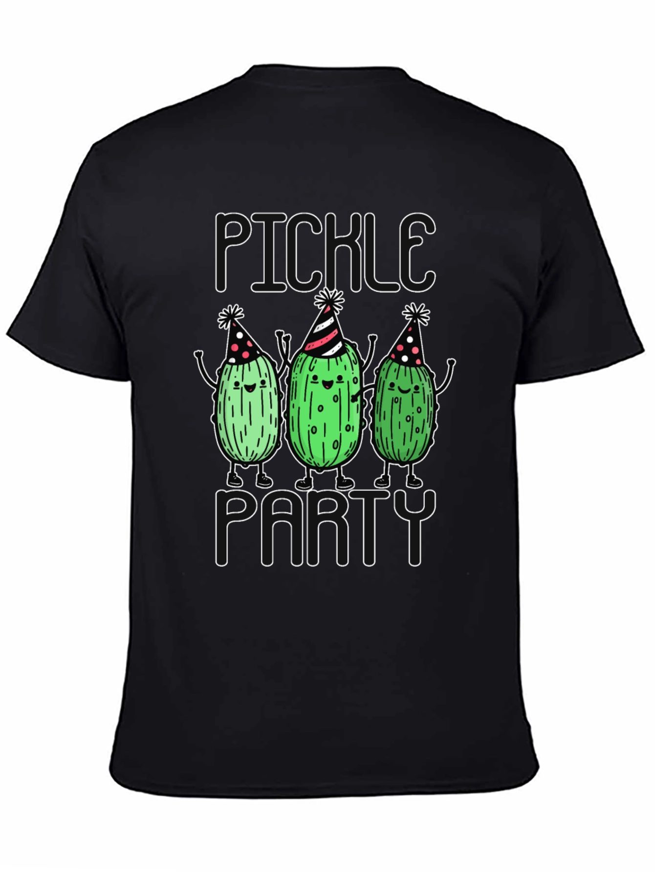 Pickle Party T-Shirt - Funny Cartoon Design