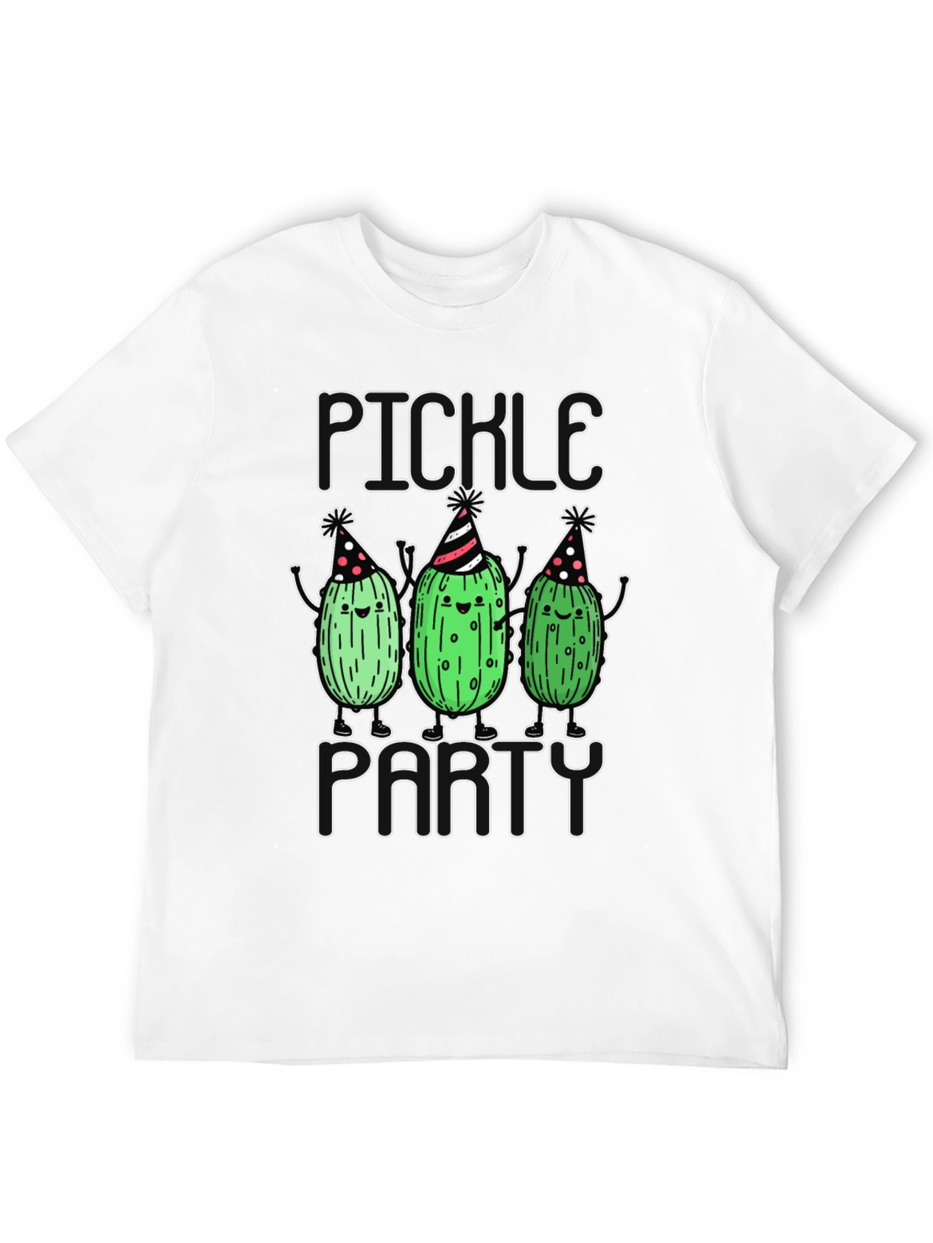 Pickle Party T-Shirt - Funny Cartoon Design