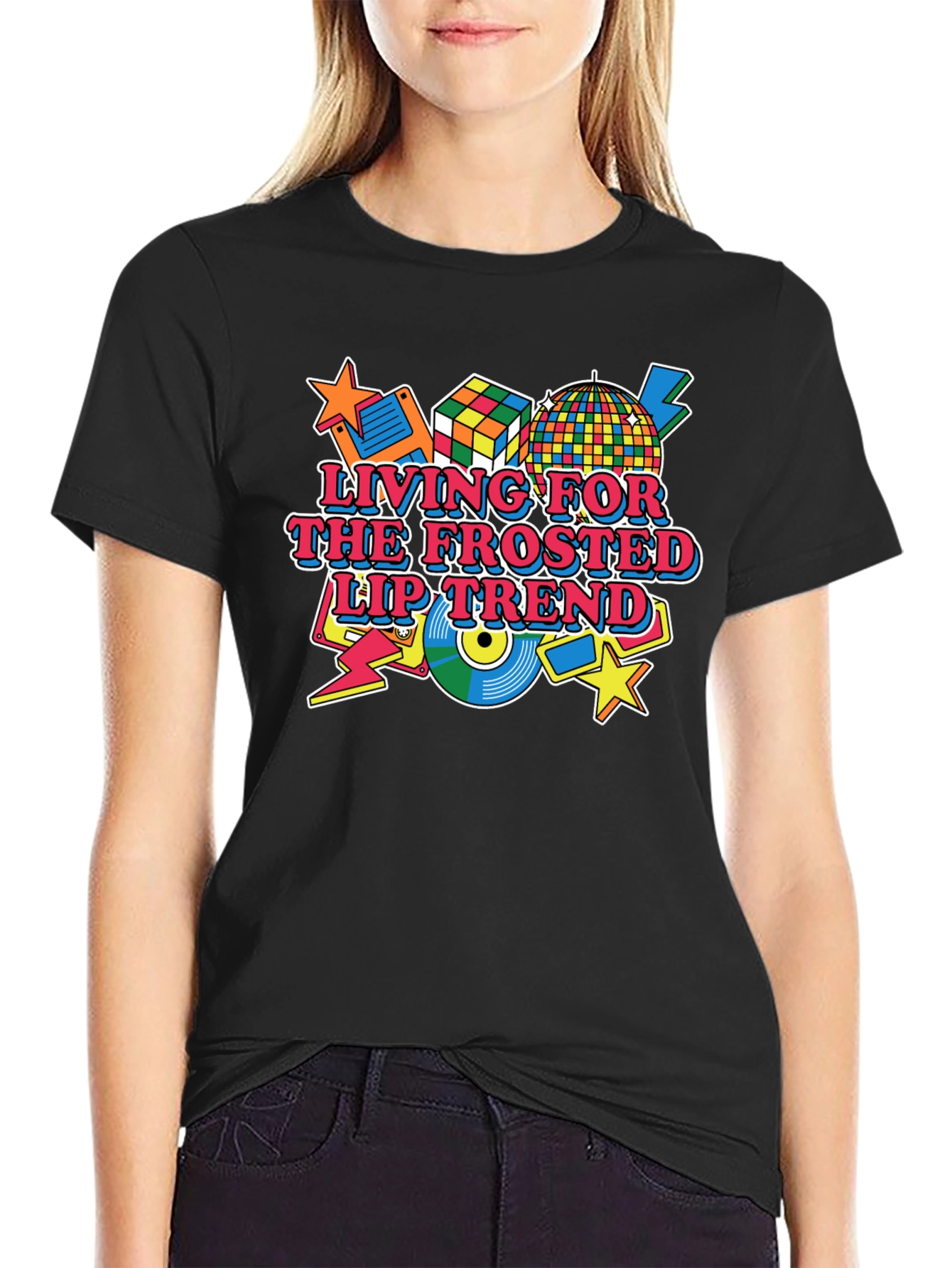 Frosted Lip Trend Graphic Tee