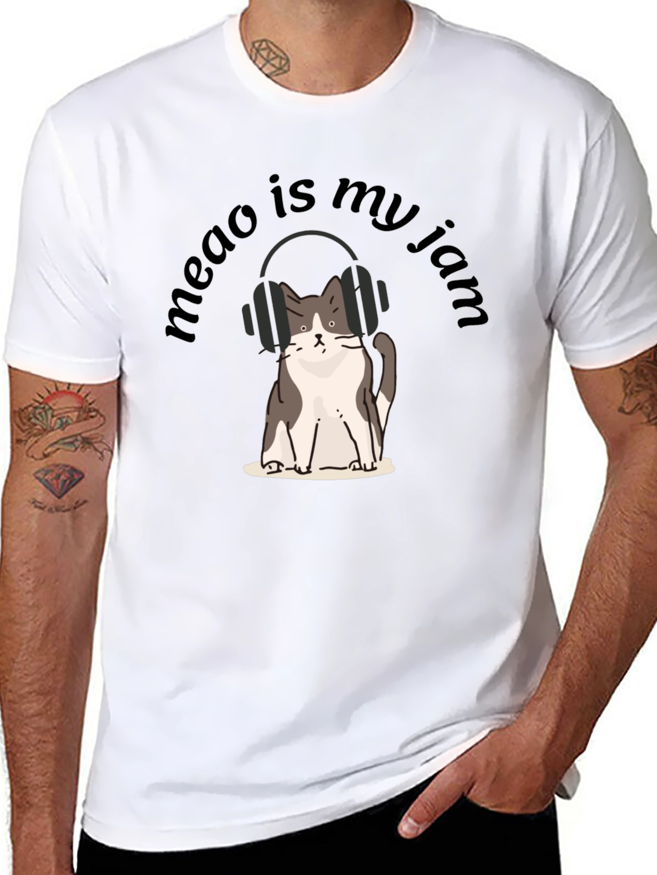 Meao is My Jam T-Shirt - Cat Lover Apparel