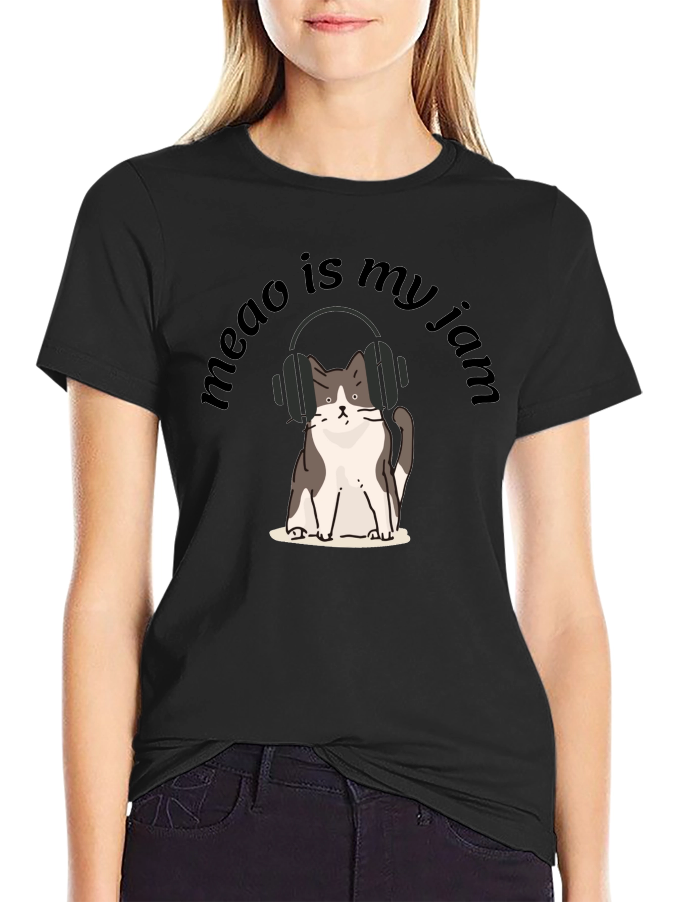 Meao is My Jam T-Shirt - Cat Lover Apparel