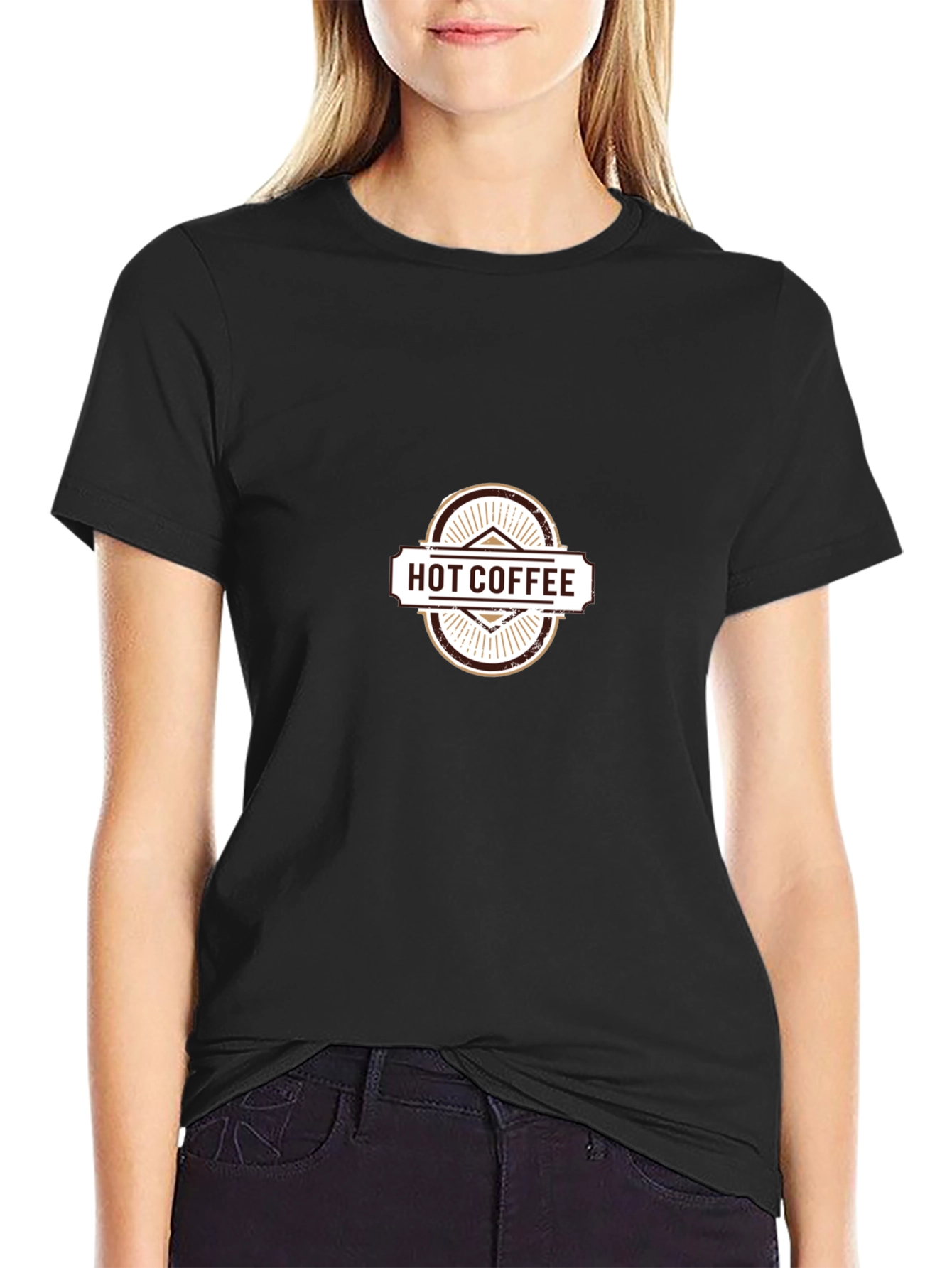 Hot Coffee Graphic Tee - Stylish Comfort