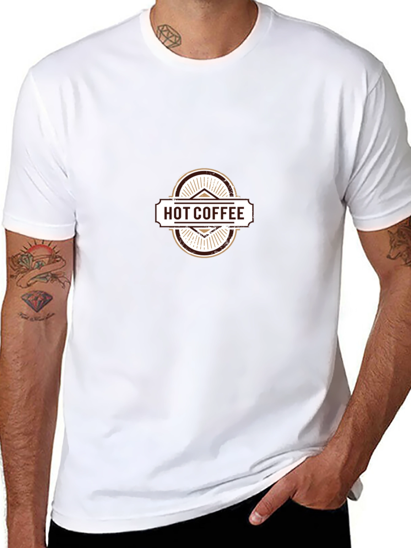 Hot Coffee Graphic Tee - Stylish Comfort
