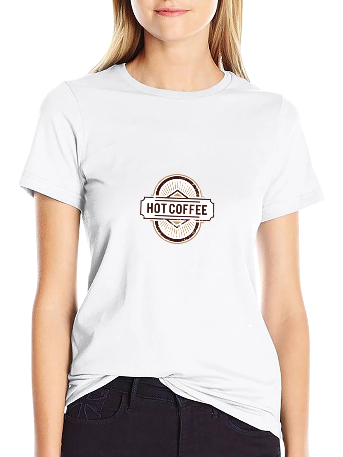 Hot Coffee Graphic Tee - Stylish Comfort