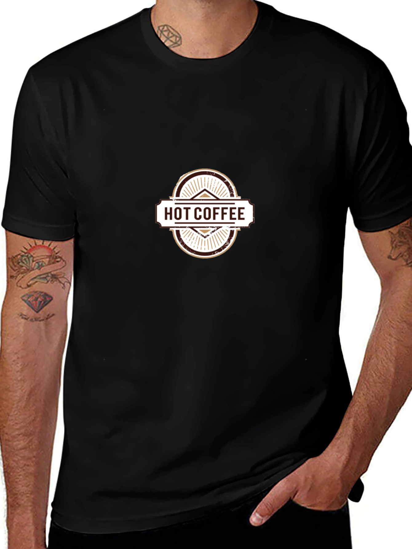 Hot Coffee Graphic Tee - Stylish Comfort