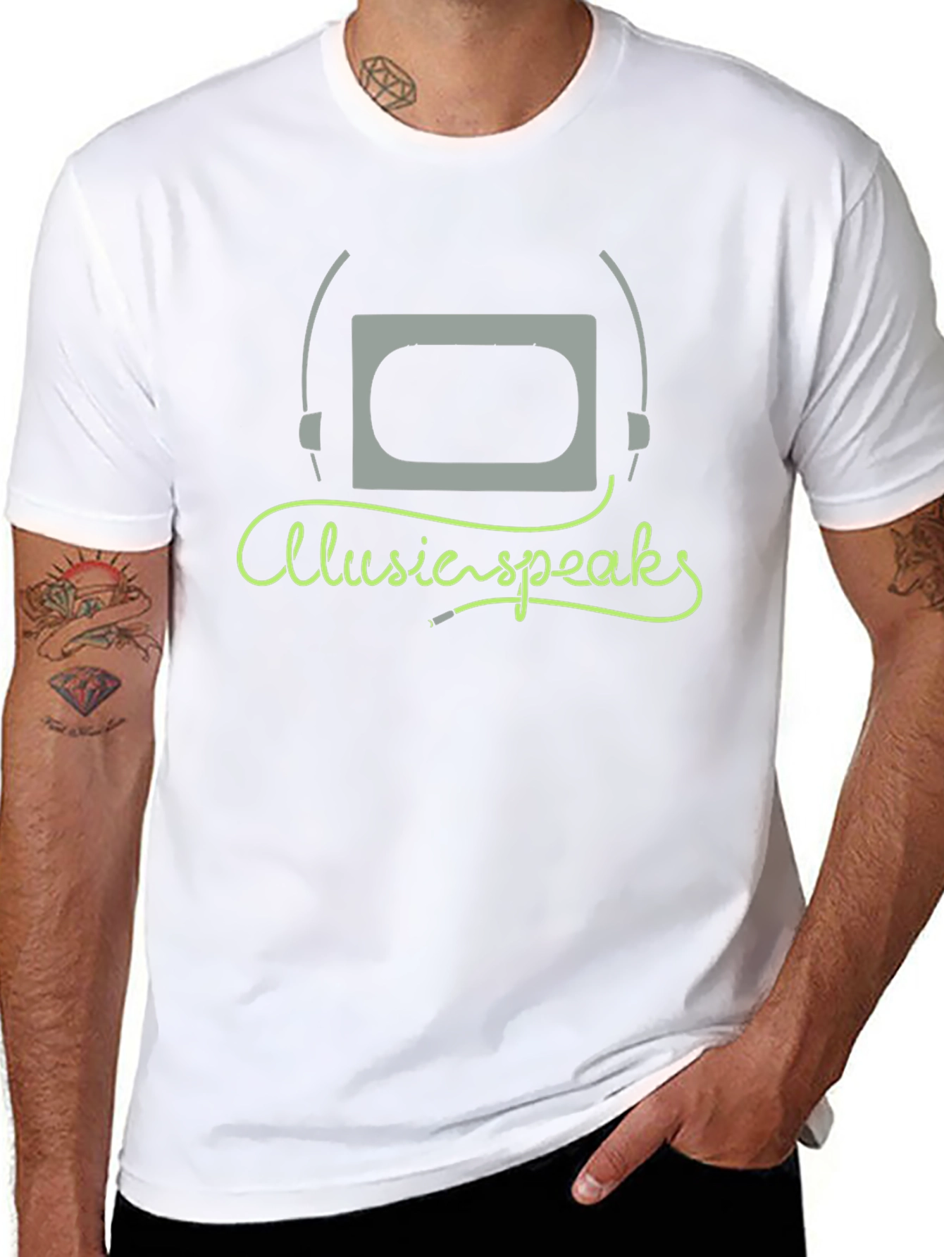 Music Speaks Graphic Tee - Stylish Comfort