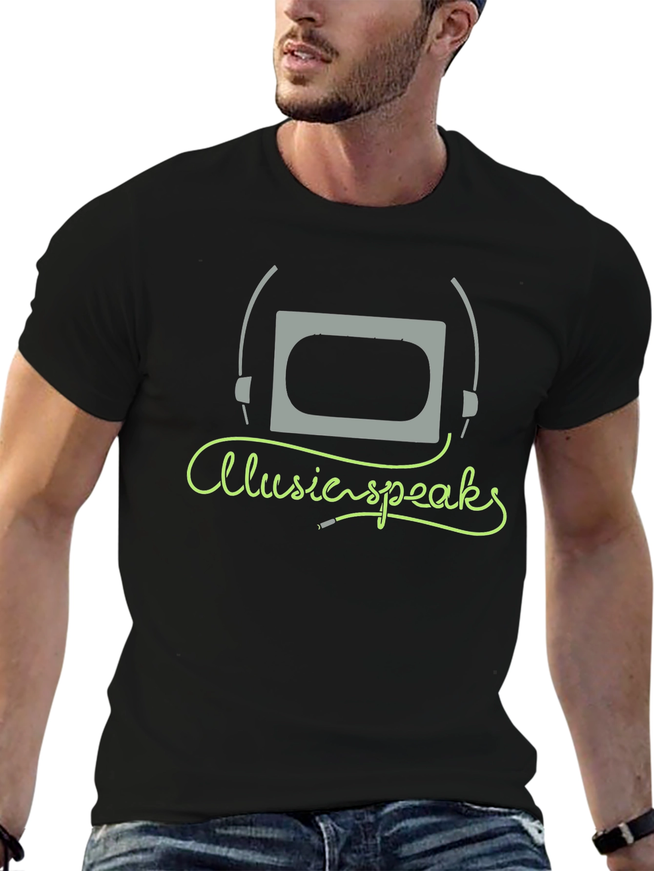 Music Speaks Graphic Tee - Stylish Comfort