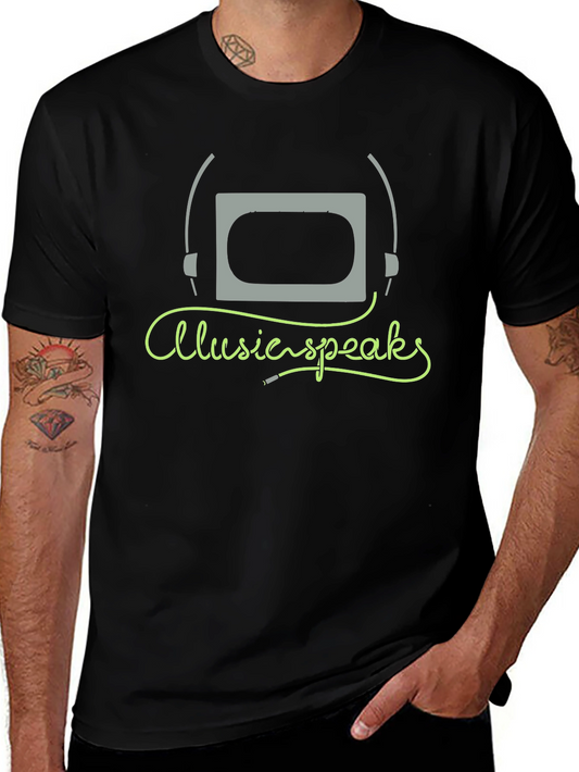 Music Speaks Graphic Tee - Stylish Comfort