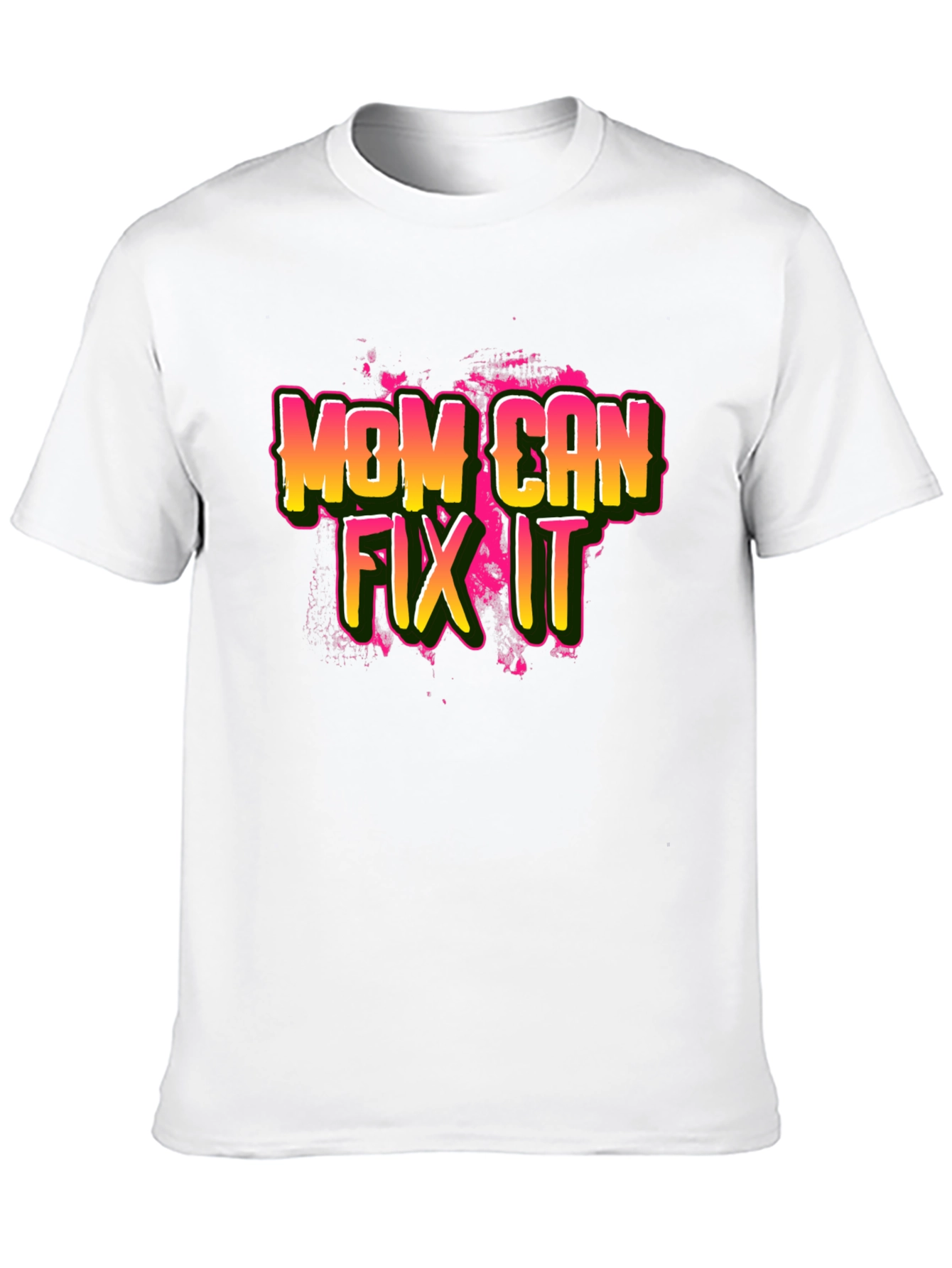 Mom Can Fix It Black T-Shirt