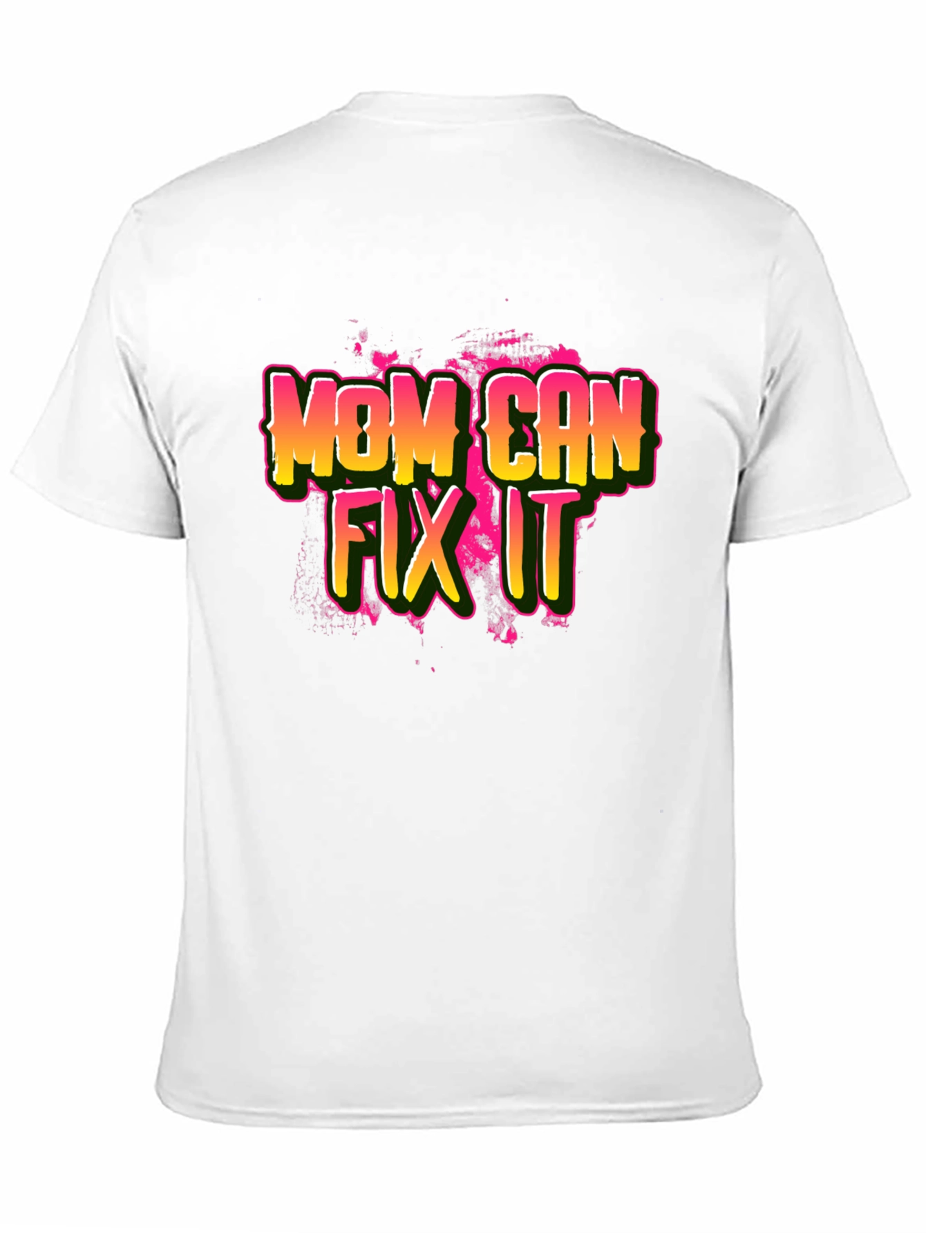 Mom Can Fix It Black T-Shirt