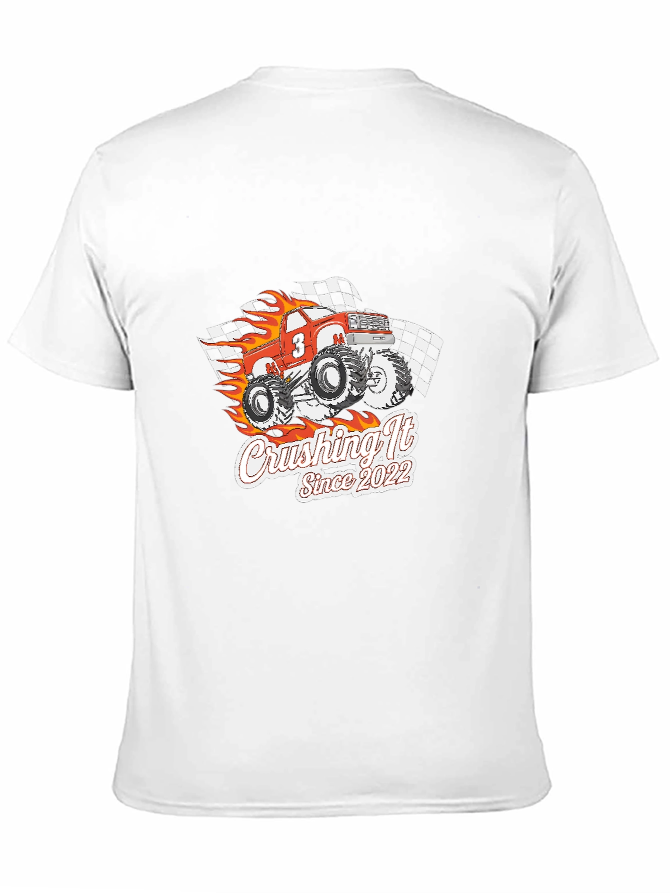 Crushing It Since 2022 Monster Truck Graphic T-Shirt