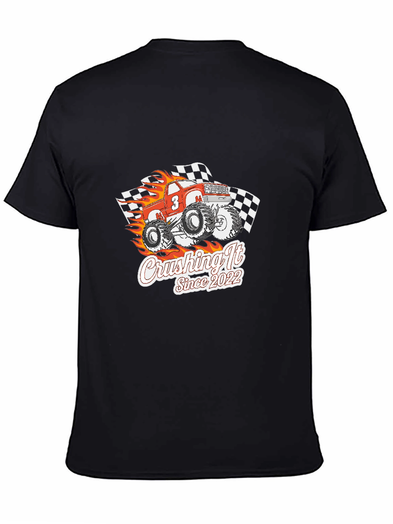 Crushing It Since 2022 Monster Truck Graphic T-Shirt