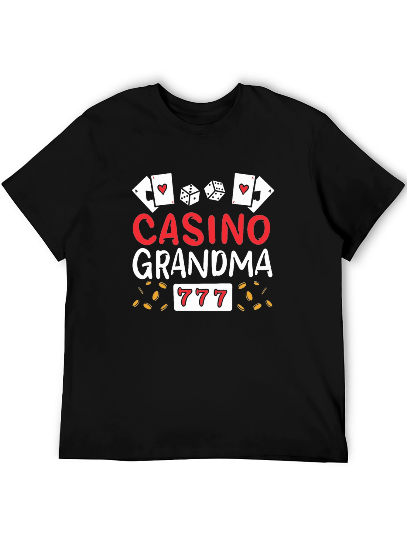 Casino Grandma Graphic T-Shirt