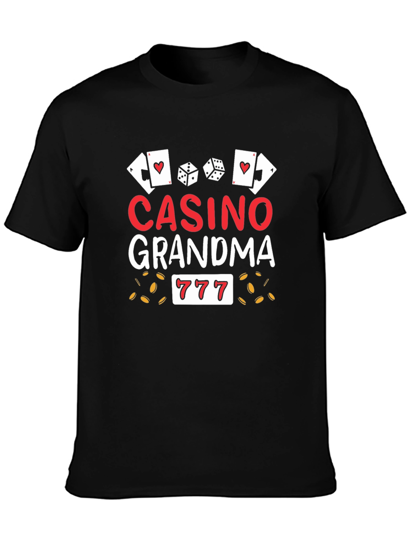 Casino Grandma Graphic T-Shirt