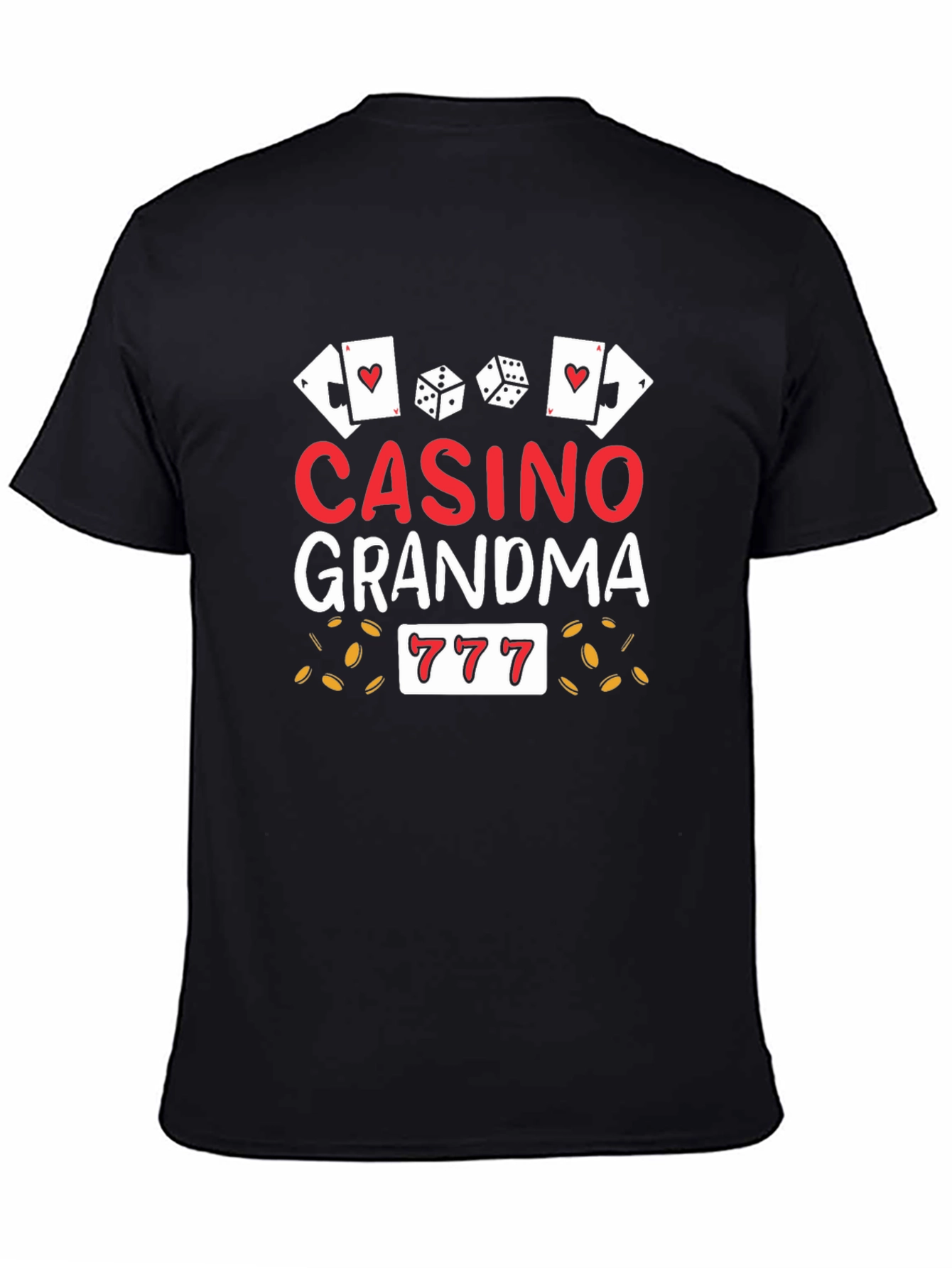 Casino Grandma Graphic T-Shirt