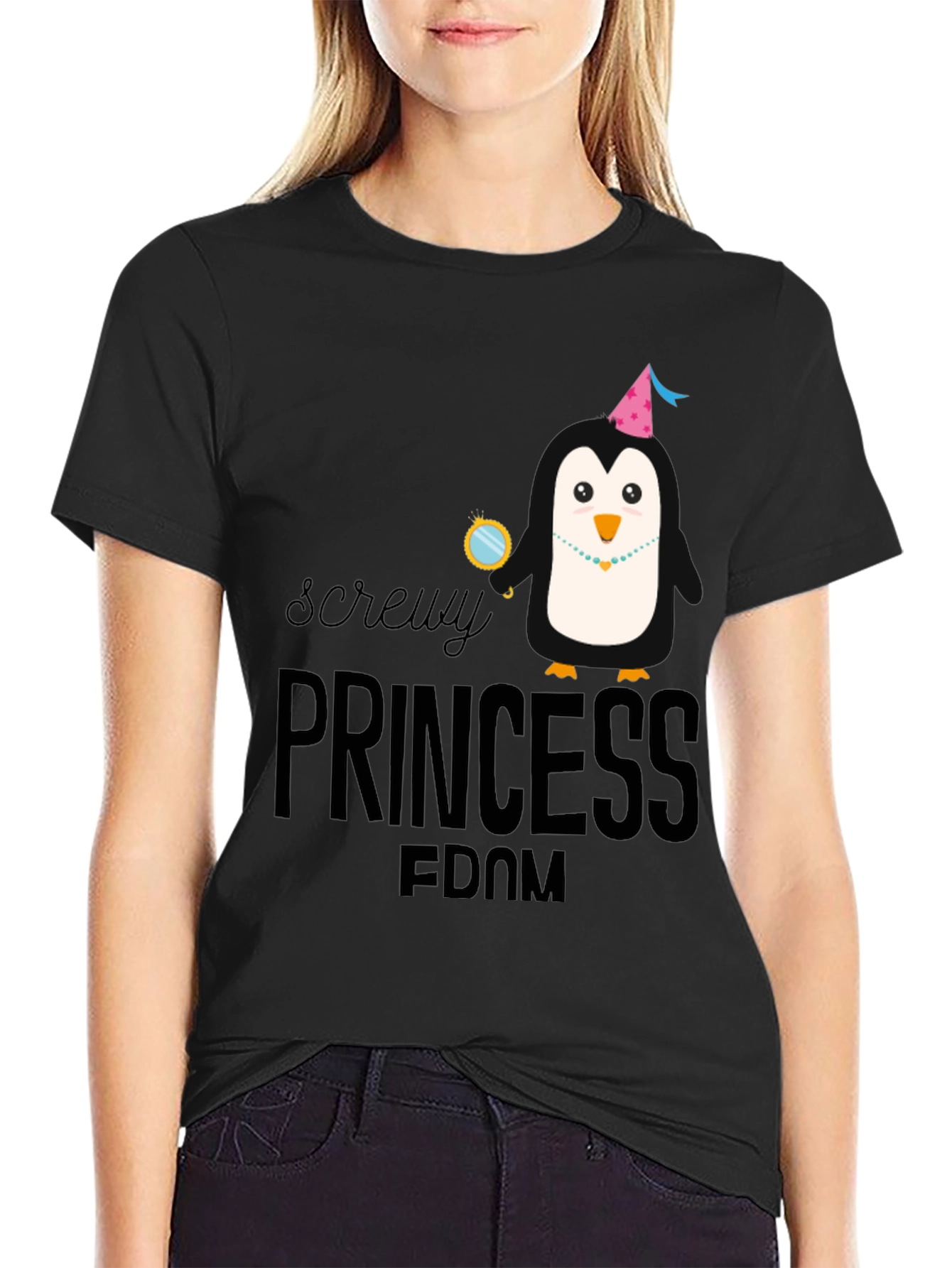 Screw Princessdom Mens Graphic Tee