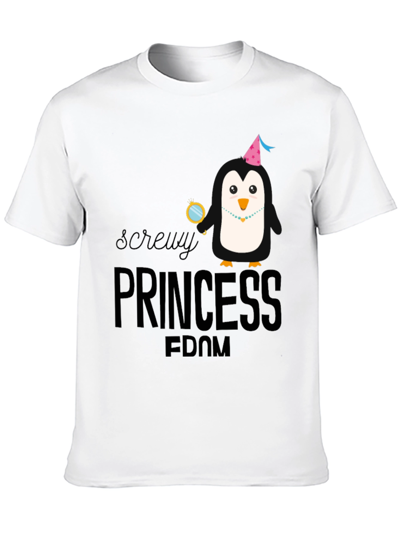 Screw Princessdom Mens Graphic Tee