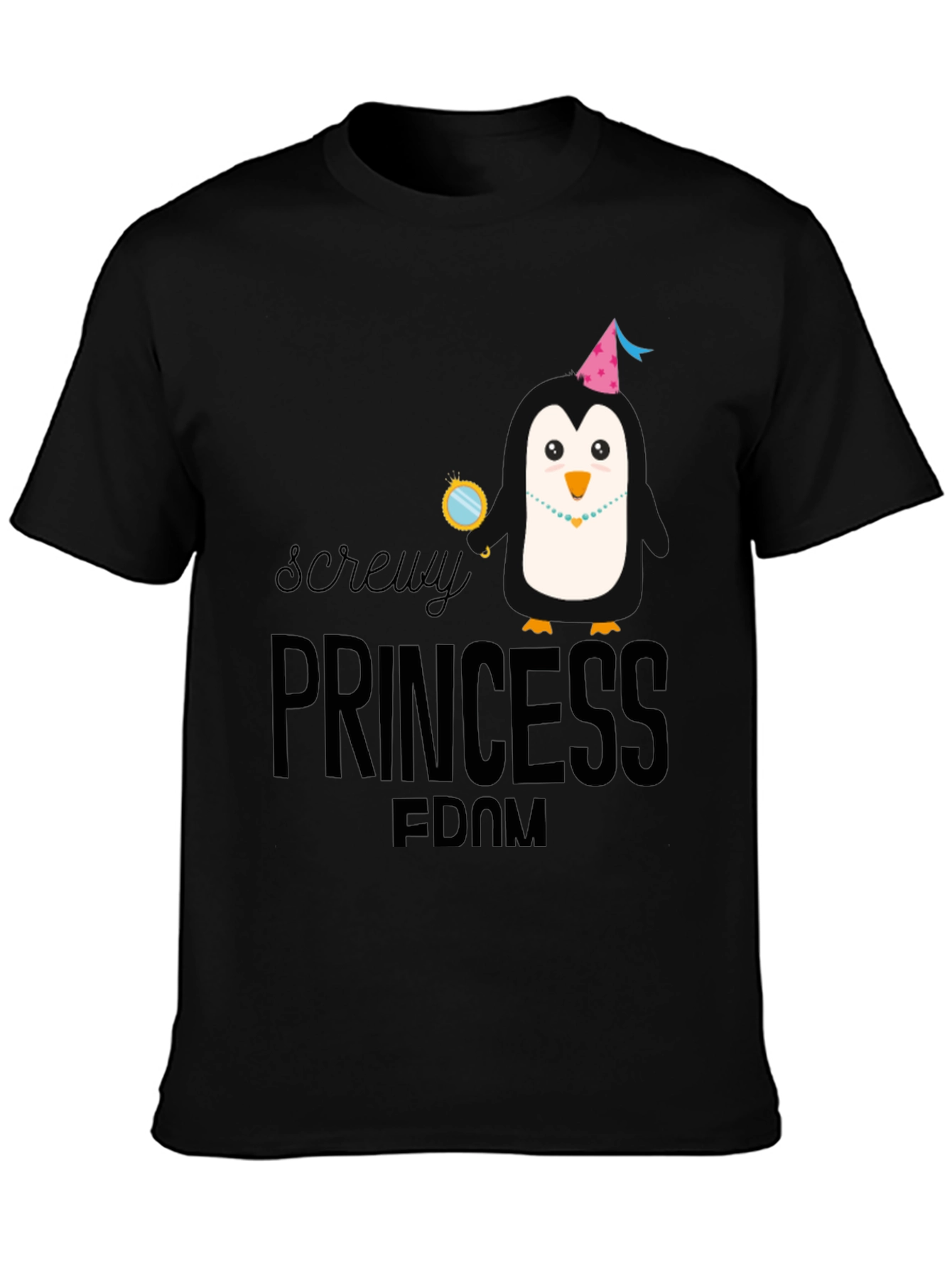 Screw Princessdom Mens Graphic Tee