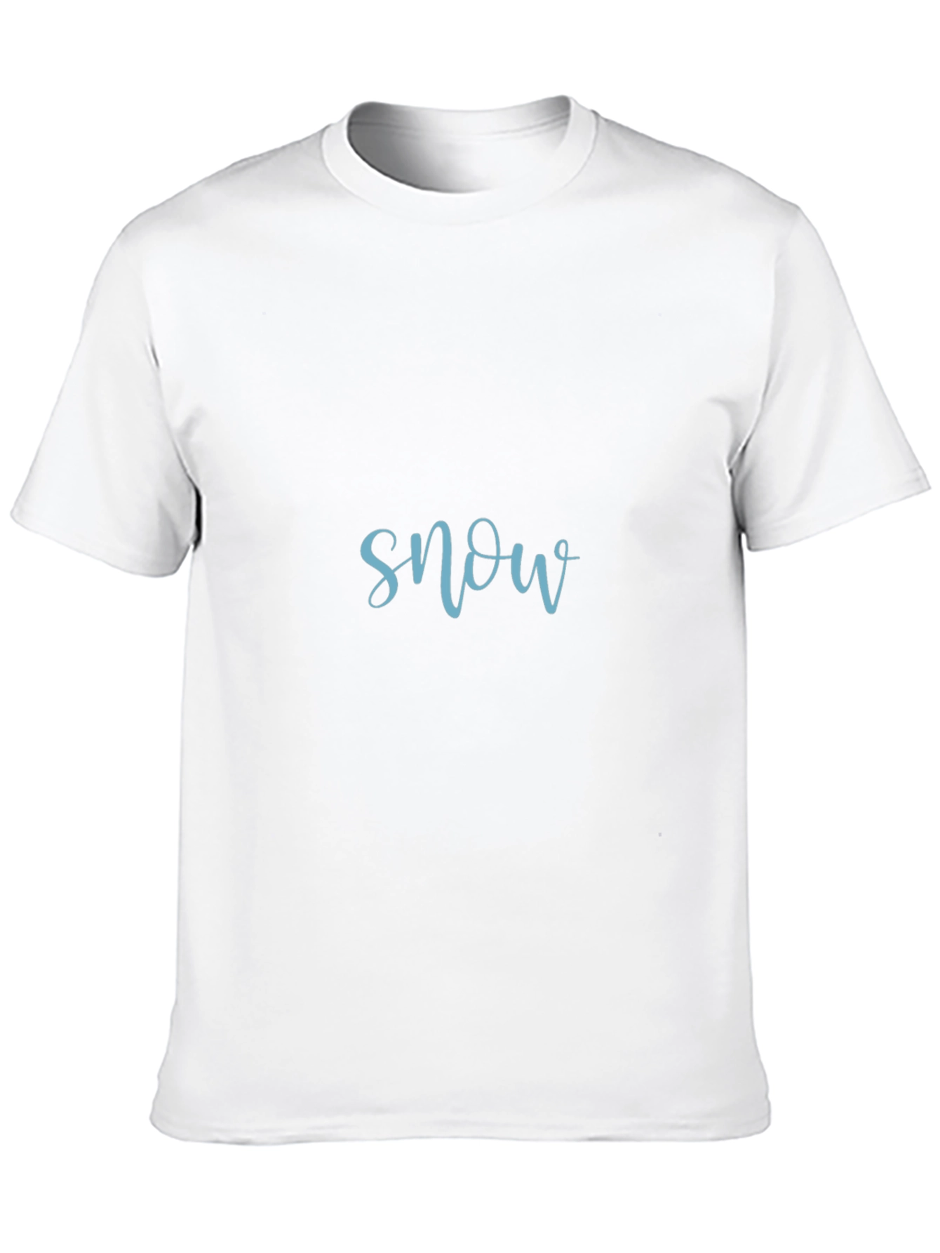 Snow Graphic T-Shirt - Soft Cotton Blend