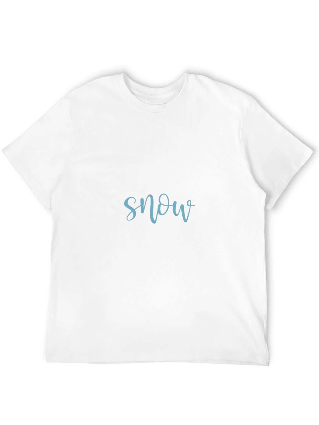 Snow Graphic T-Shirt - Soft Cotton Blend