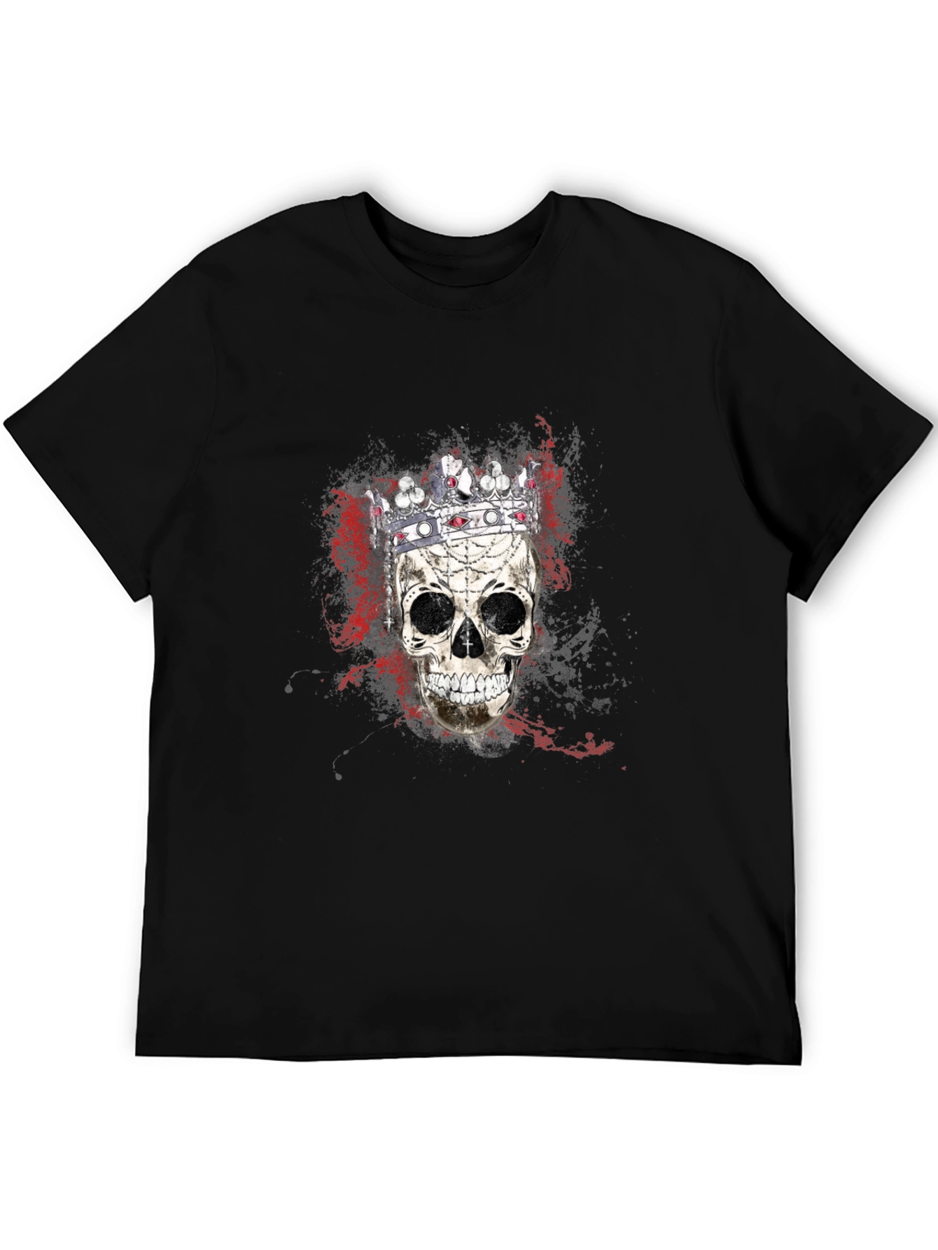 Skull King Graphic Tee - Mens Black T-Shirt