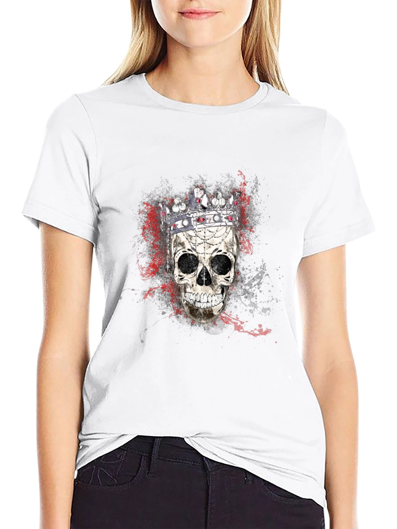 Skull King Graphic Tee - Mens Black T-Shirt
