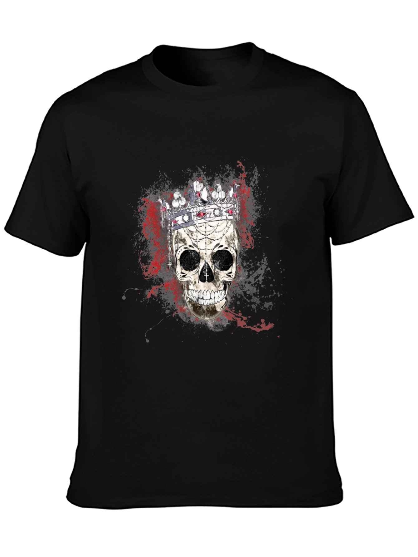 Skull King Graphic Tee - Mens Black T-Shirt