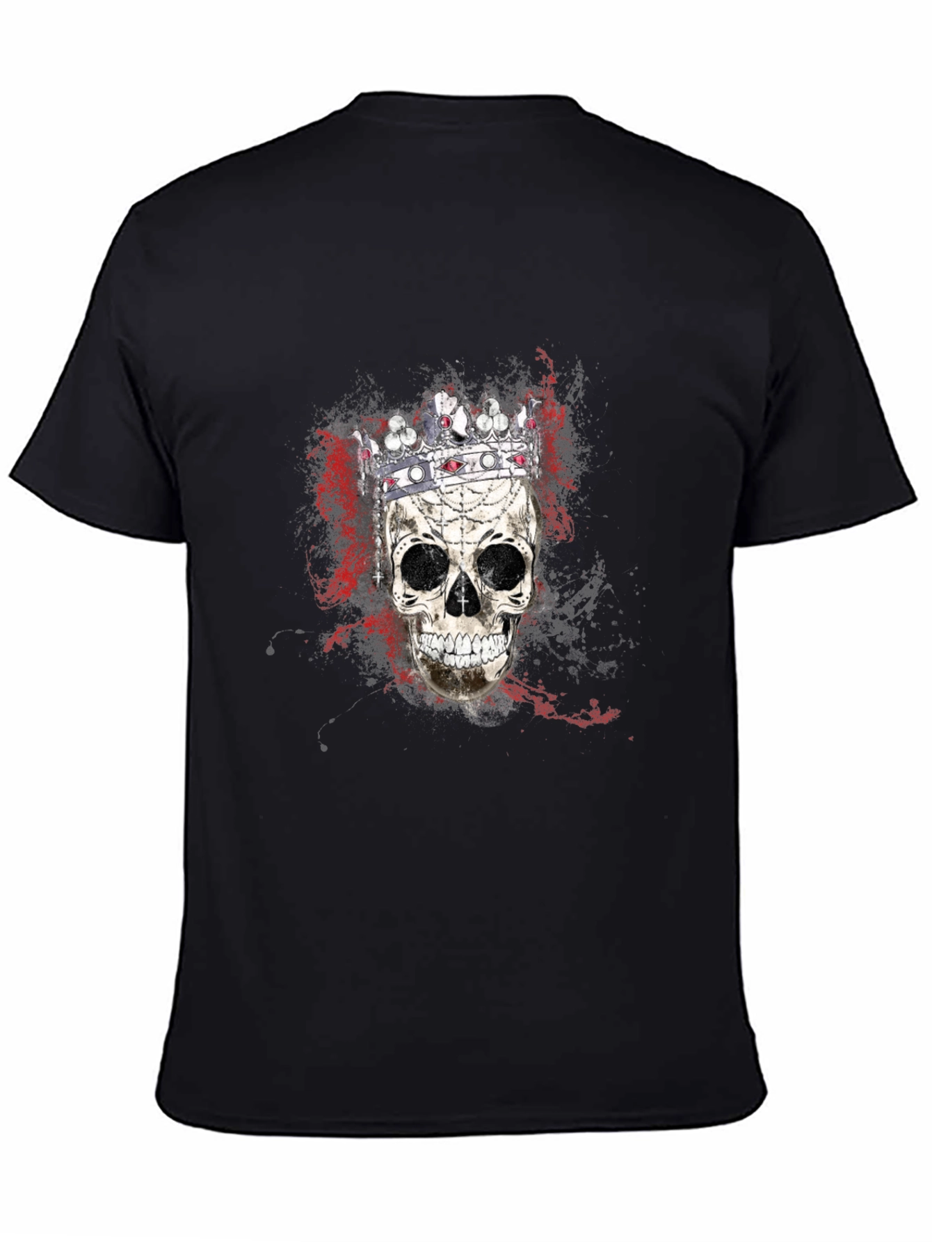 Skull King Graphic Tee - Mens Black T-Shirt