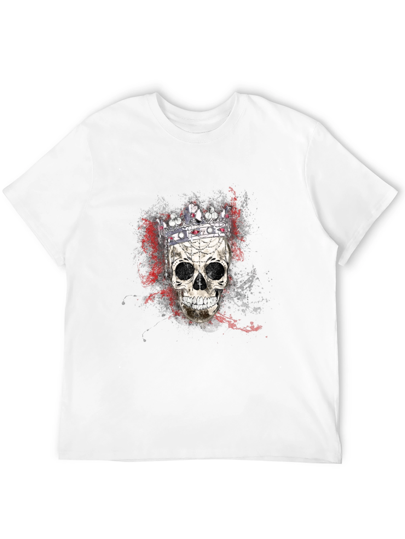 Skull King Graphic Tee - Mens Black T-Shirt