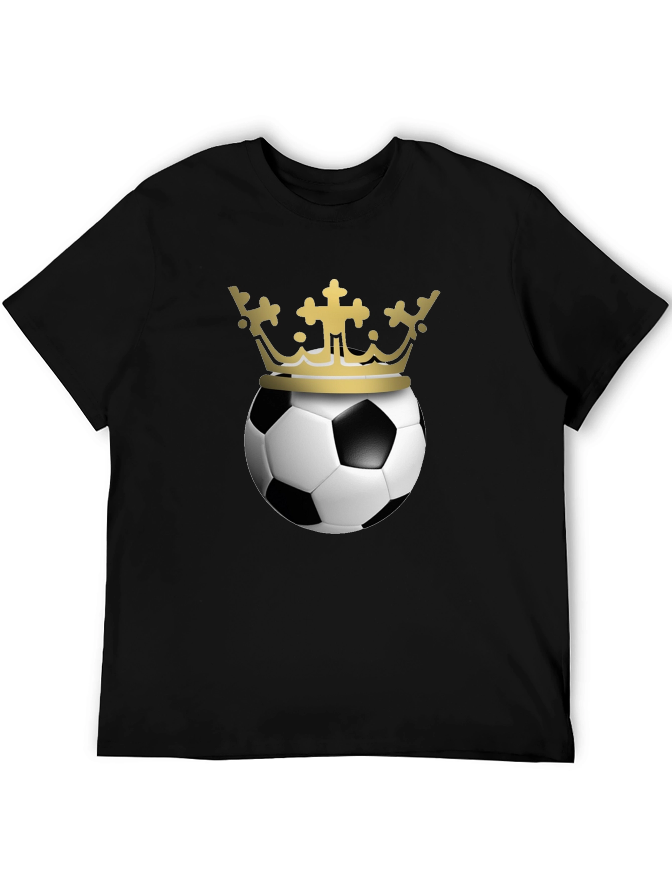 Soccer King Black T-Shirt