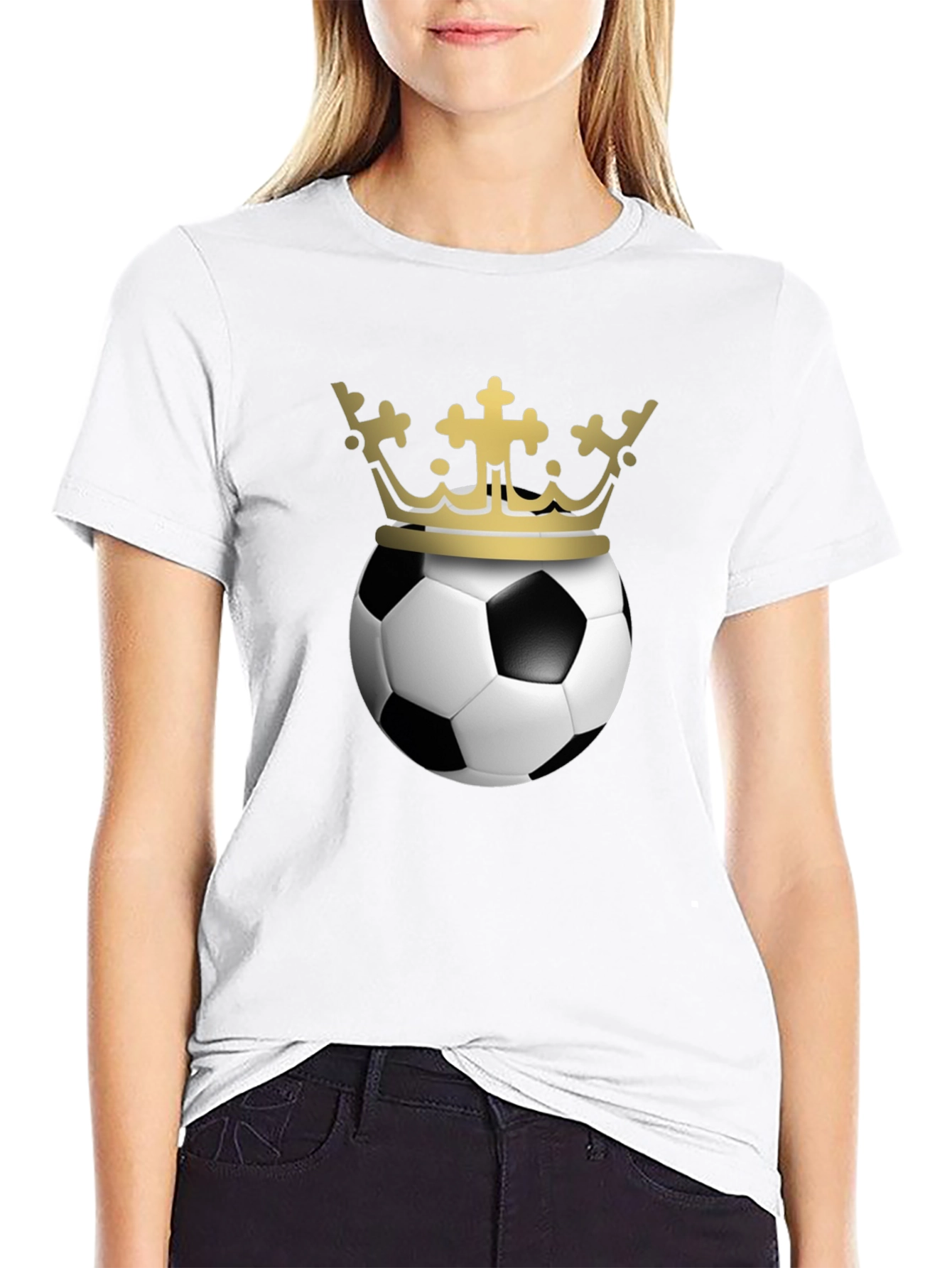 Soccer King Black T-Shirt