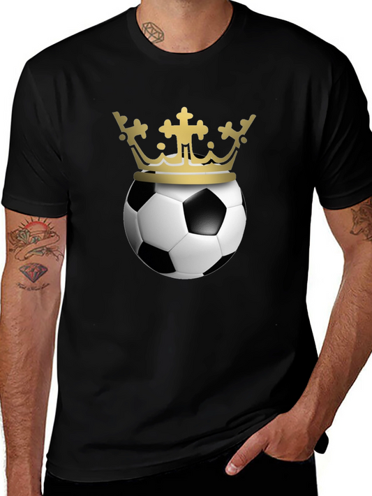 Soccer King Black T-Shirt